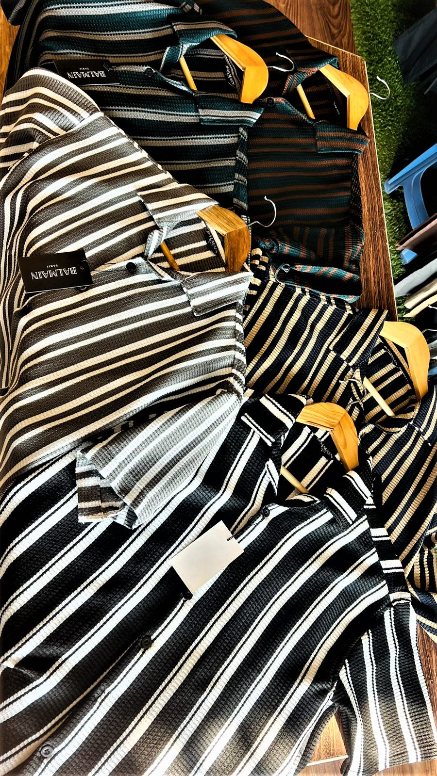 The Johnny Collar Strip Line Polo - House Of Brand