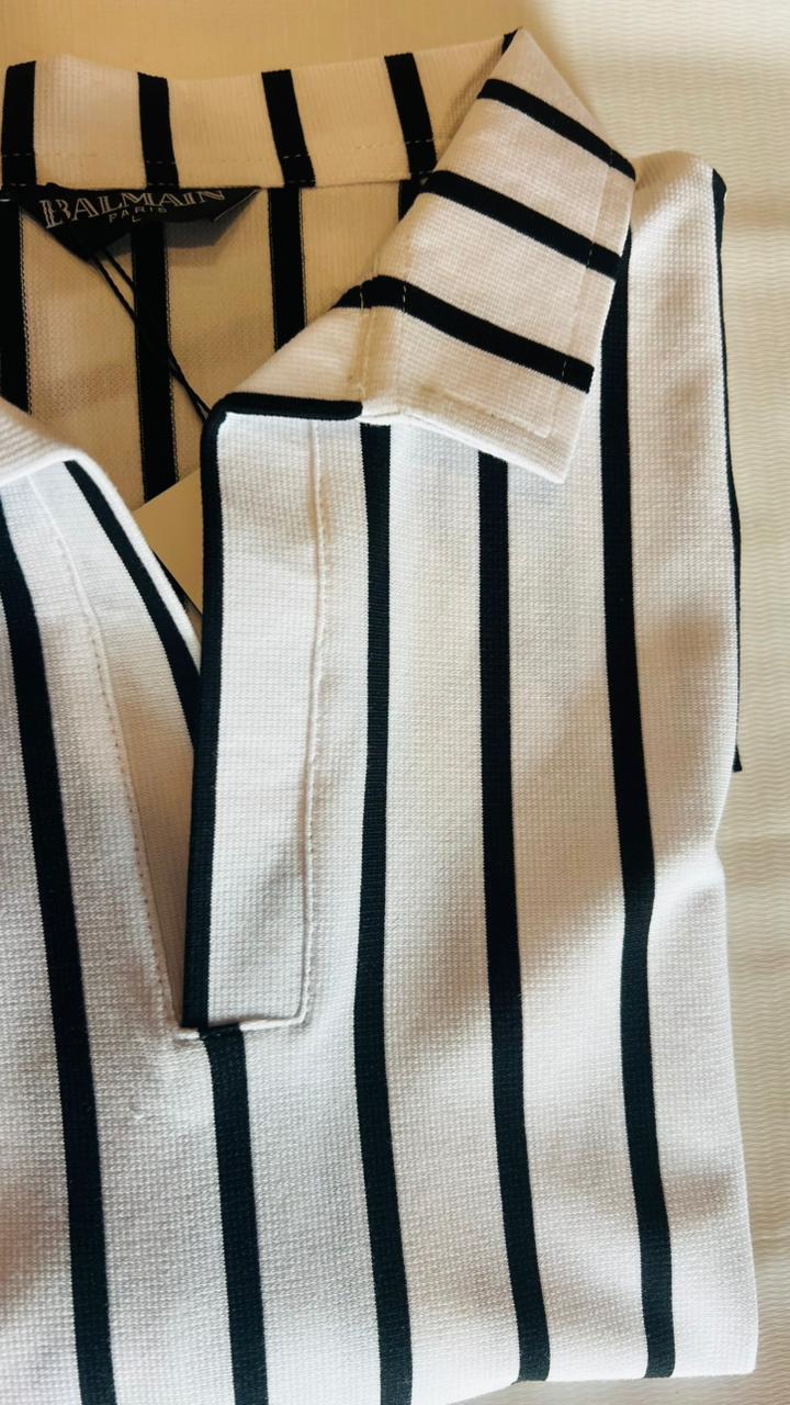 The Johnny Collar Strip Line Polo - House Of Brand