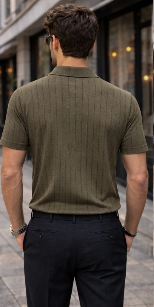 Men’s Premium Button Polo Shirt - House Of Brand