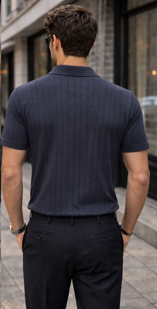 Men’s Premium Button Polo Shirt - House Of Brand