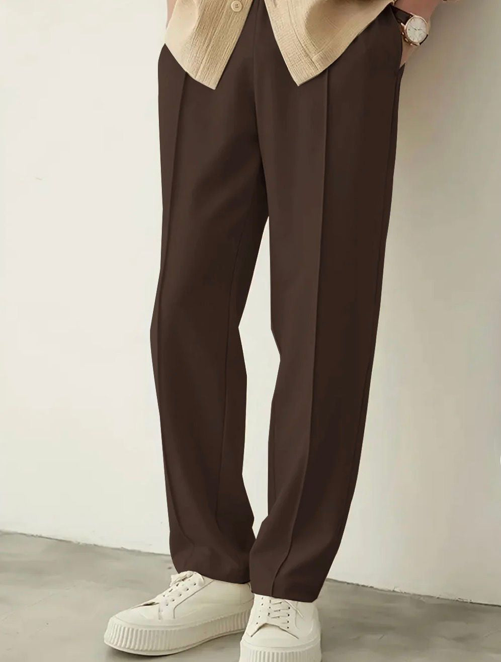 Sage Essence Pleated Trousers