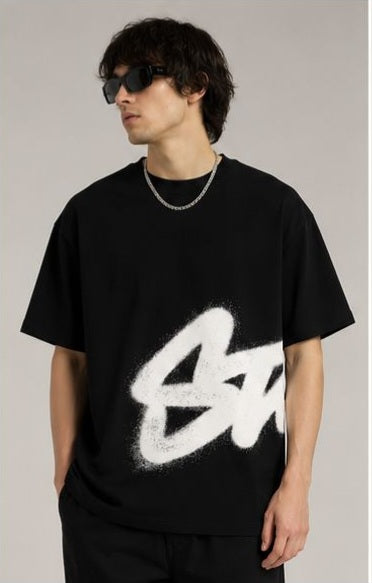 STWD Graffiti Spray Oversized T-Shirt