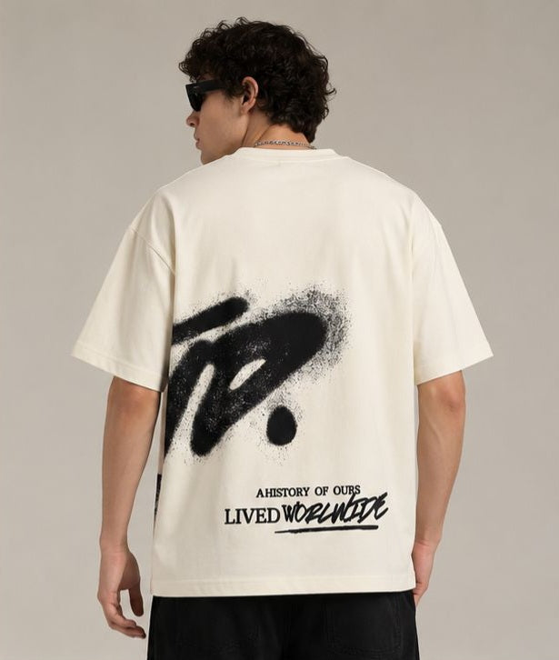 STWD Graffiti Spray Oversized T-Shirt