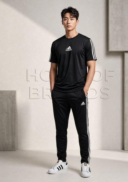 Adi Three-Stripe Black-N-Summer Tracksuit