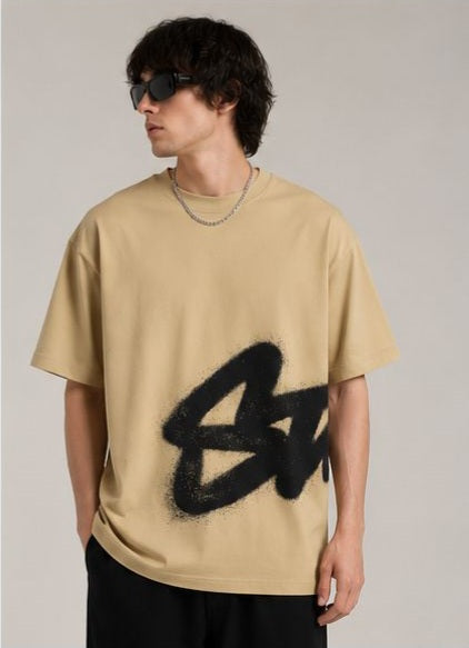 STWD Graffiti Spray Oversized T-Shirt