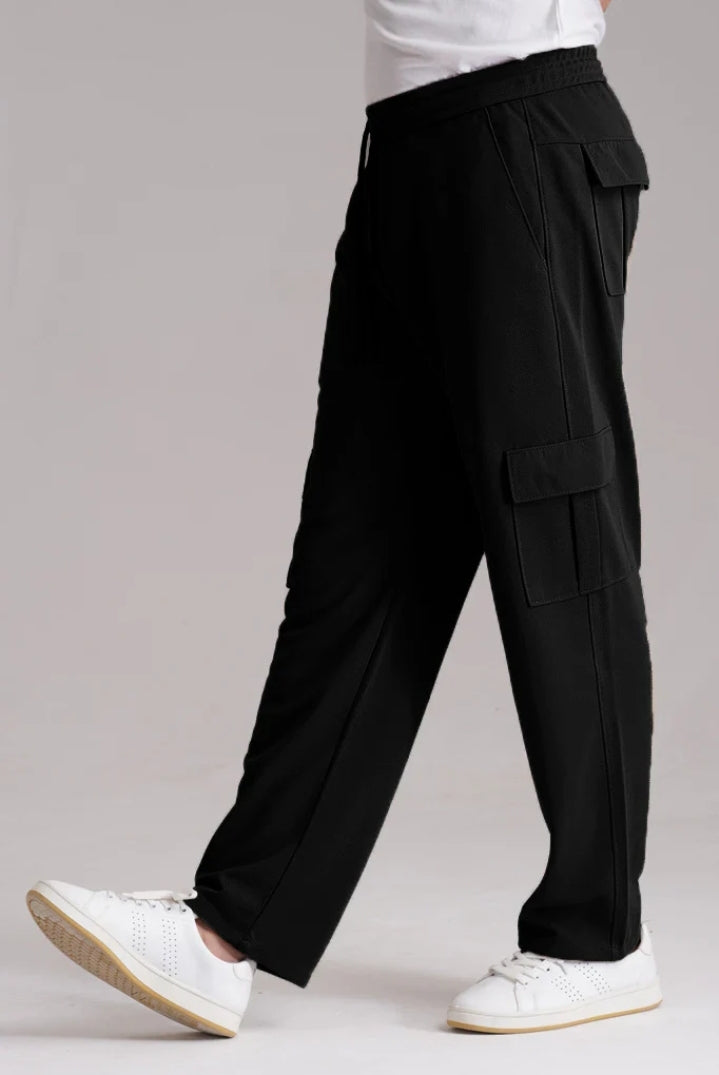 Nomad Black Cargo Jogger Pants