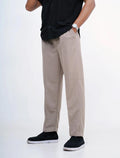 Premium Textured Smart Trouser – Beige