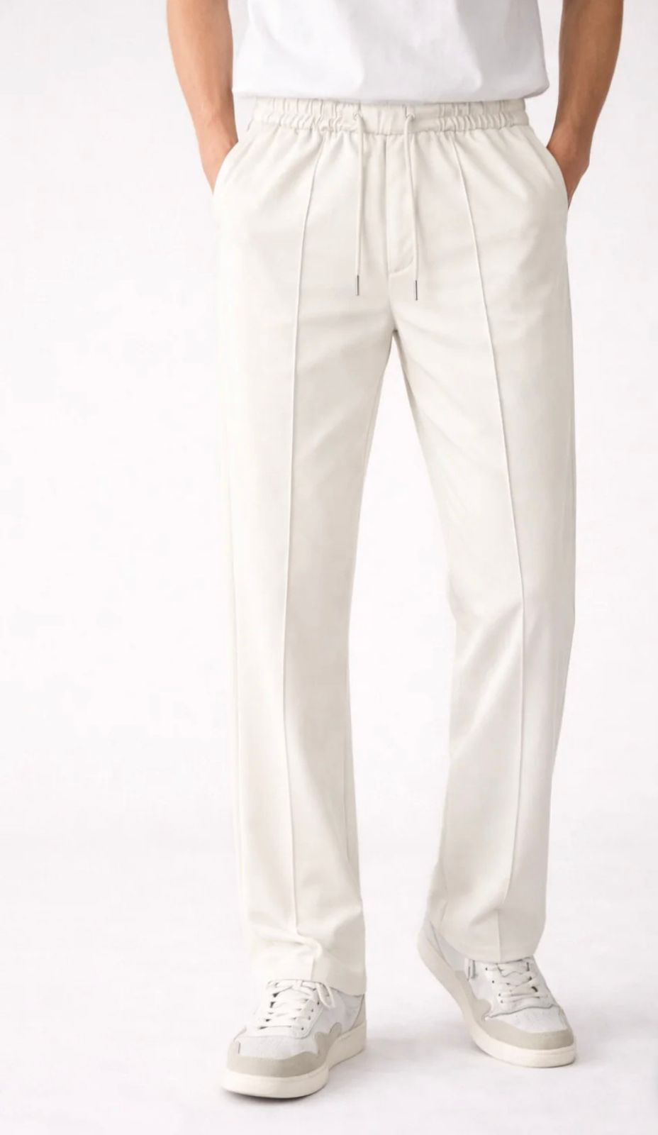 Sage Essence Pleated Trousers