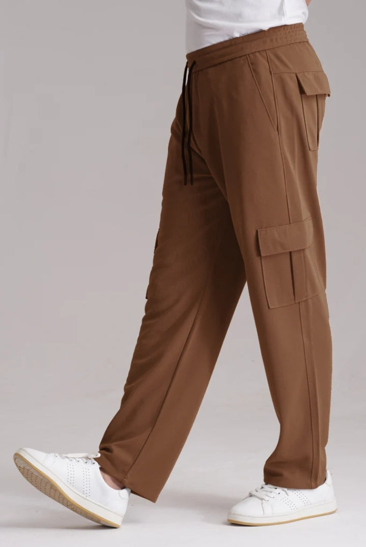 Nomad Brown Cargo Jogger Pants