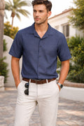 Premium Safari Half Textured Shirt
