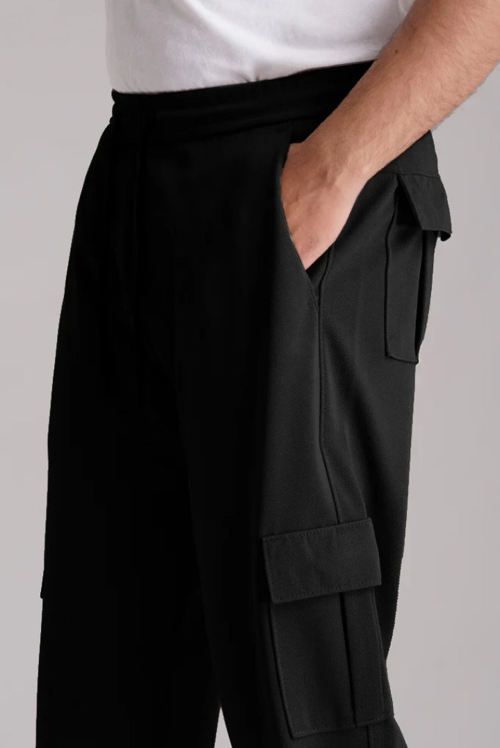 Nomad Black Cargo Jogger Pants