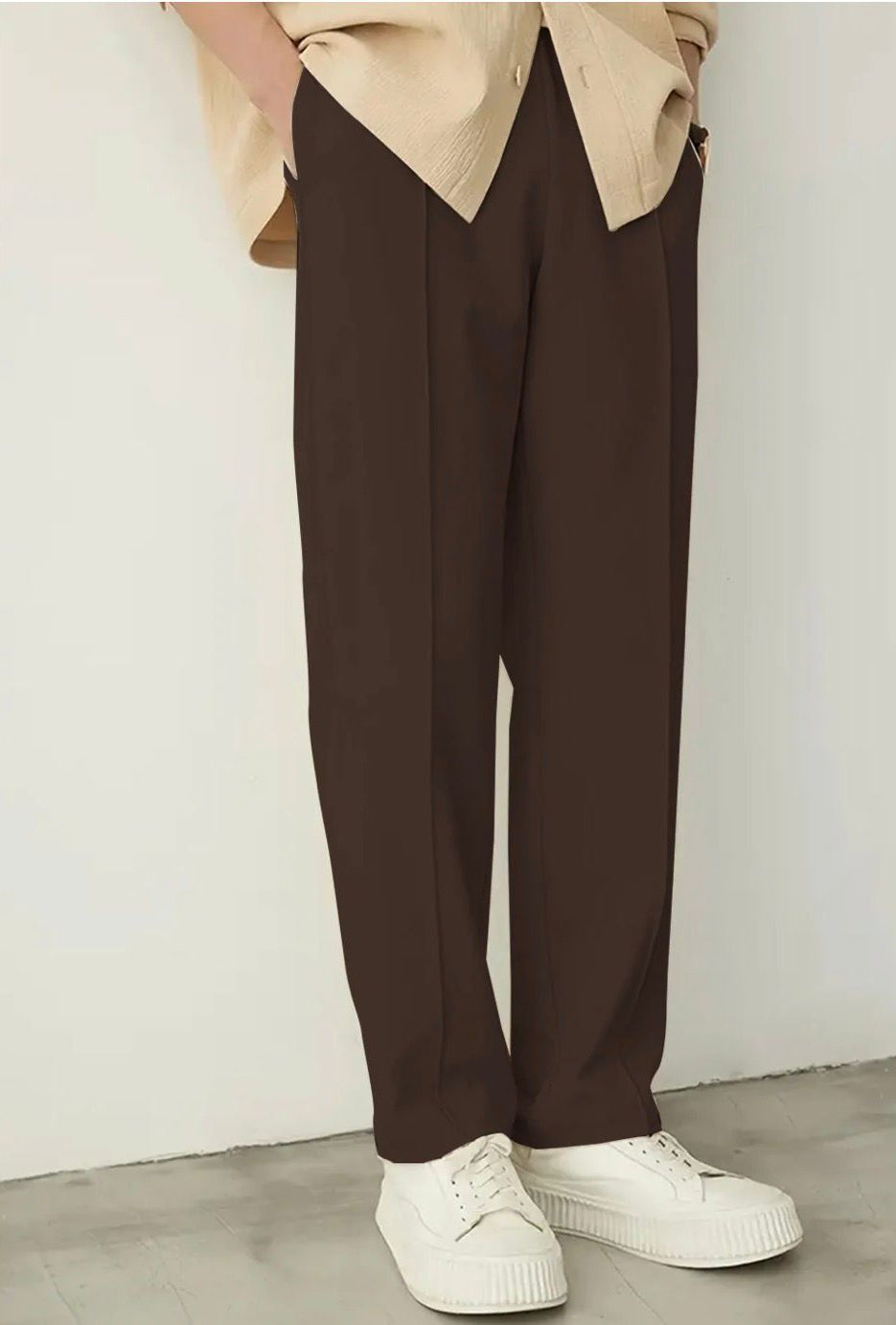 Sage Essence Pleated Trousers
