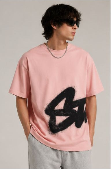 STWD Graffiti Spray Oversized T-Shirt